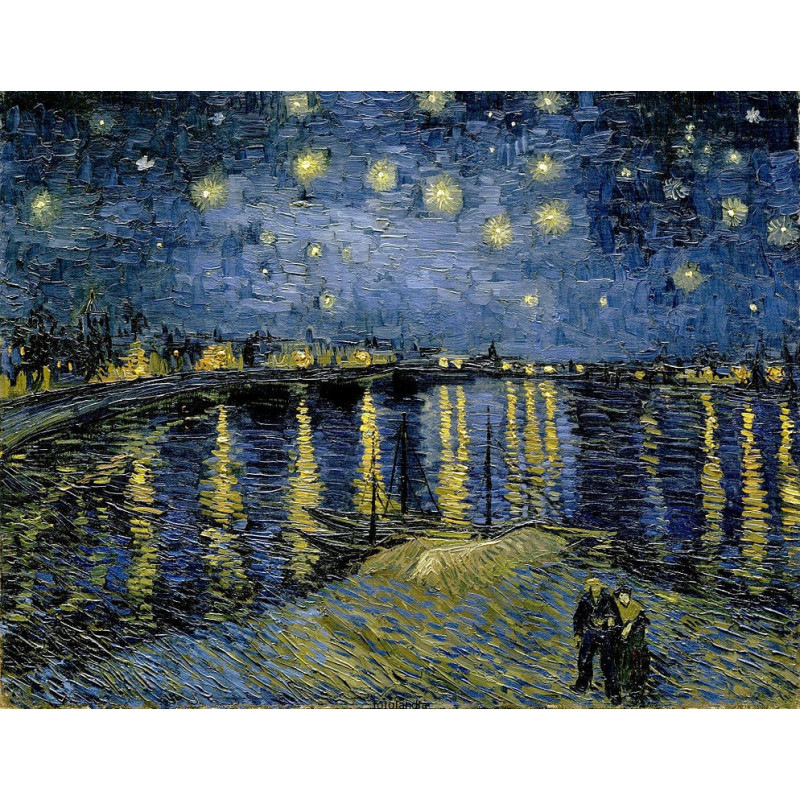 Vincent van Gogh - Starry Night Over the Rhone