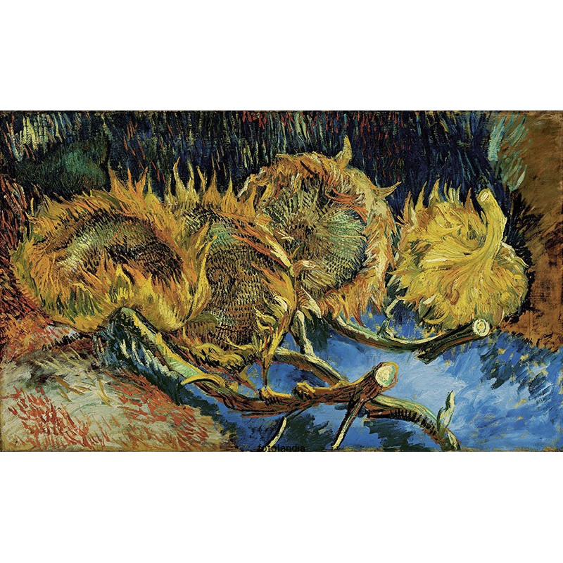 Vincent van Gogh - Four Sunflowers Gone to Seed