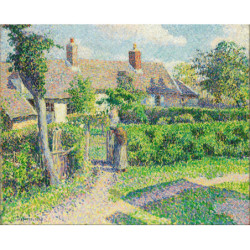 Camille Pissarro - Peasants' houses, Eragny