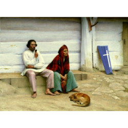 Aleksander Gierymski - Chłopska trumna