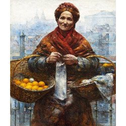 Aleksander Gierymski - Pomarańczarka ( Żydówka z pomarańczami )