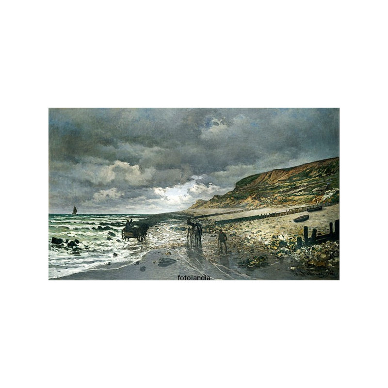 Claude Monet - La Pointe de la Hève at Low Tide