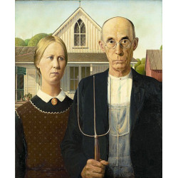 Grant Wood- American Gothic