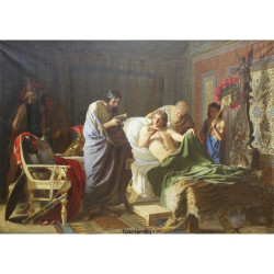 Henryk Siemiradzki - Aleksander Wielki i Doktor Philip