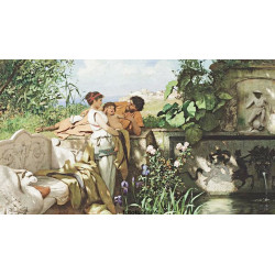 Henryk Siemiradzki - Przy fontannie (1)