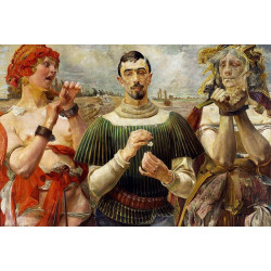 Jacek Malczewski - Polski Hamlet ( Portret Aleksander Wielopolski )