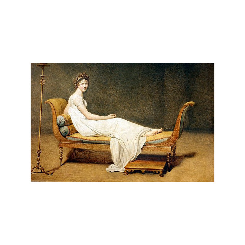 Jacques-Louis David - Portrait of Madame Recamier