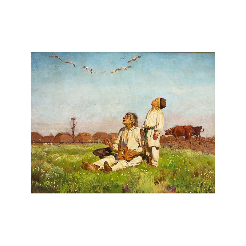 Józef Chełmoński - Bociany