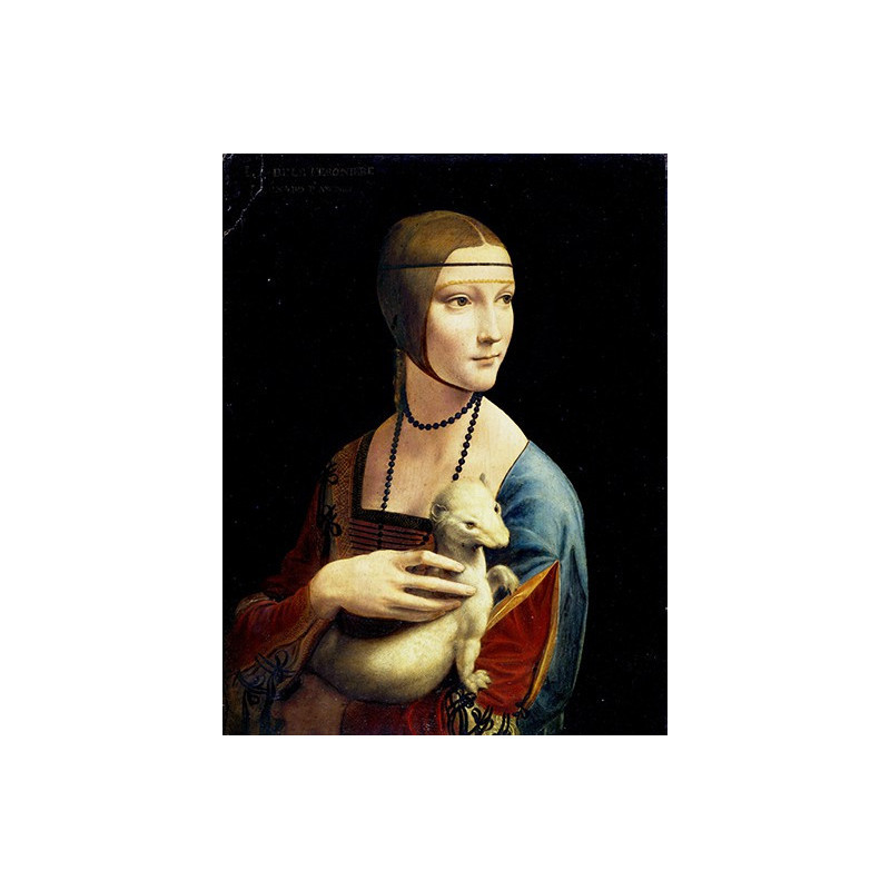 Leonardo da Vinci - Dama z gronostajem ( Dama z łasiczką )