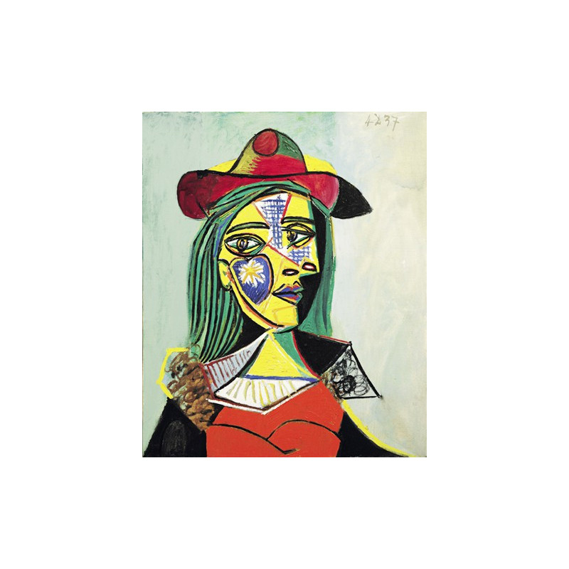 Pablo Picasso - Woman in Hat and Fur Collar