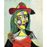 Pablo Picasso - Woman in Hat and Fur Collar