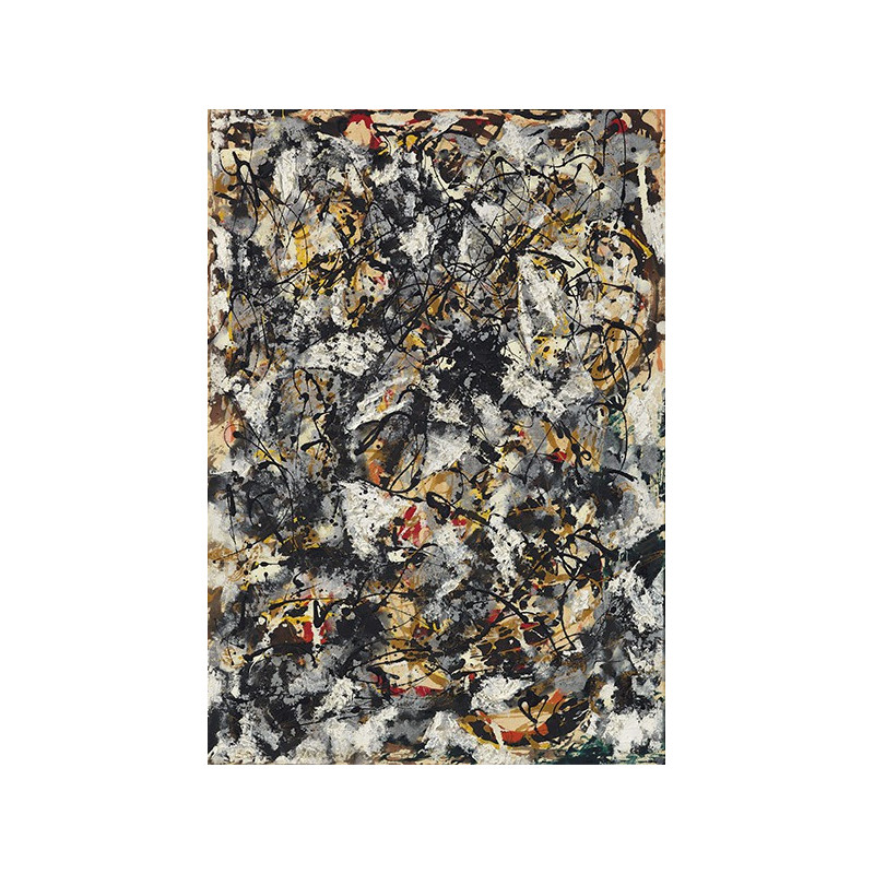 Jackson Pollock - Composition with Red Strokes