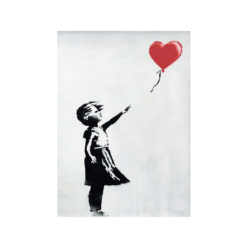 Banksy - Girl with Balloon, Dziewczynka z balonikiem
