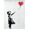 Banksy - Girl with Balloon, Dziewczynka z balonikiem