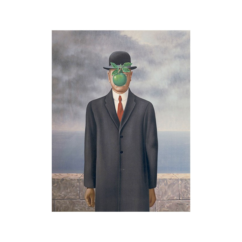 Rene Magritte - The Son of Man, Syn Człowieczy