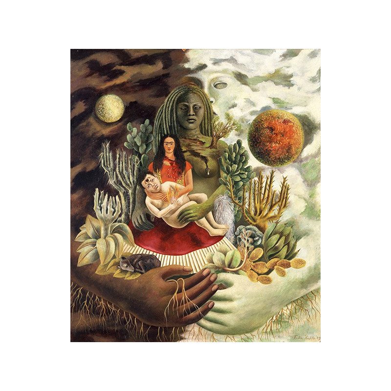 Frida Kahlo - Miłosny uścisk wszechświata.