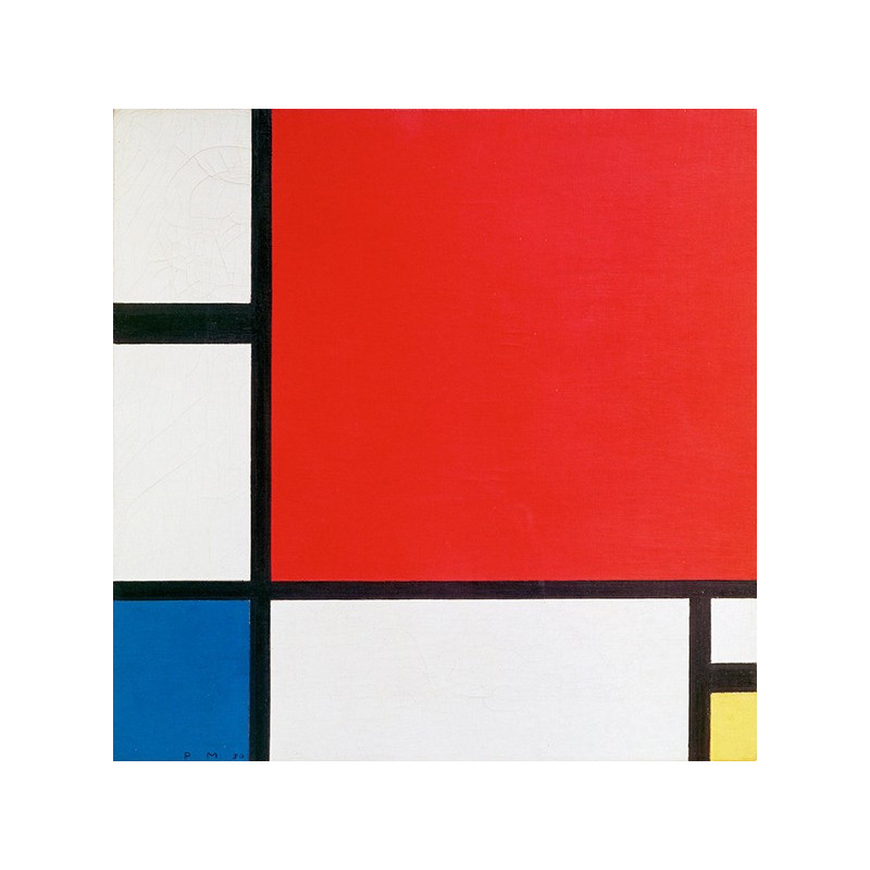 Piet Mondrian - Composition with Red Blue & Yellow