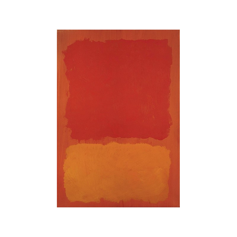 Mark Rothko - Red and Orange on Salmon