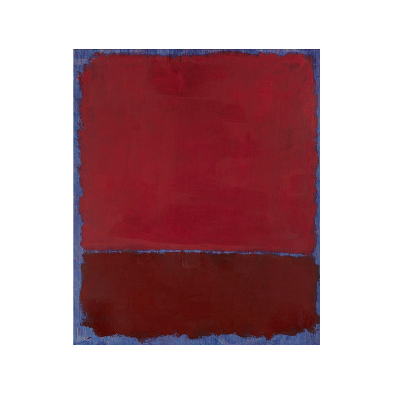 Mark Rothko - Red and Burgundy over Blue
