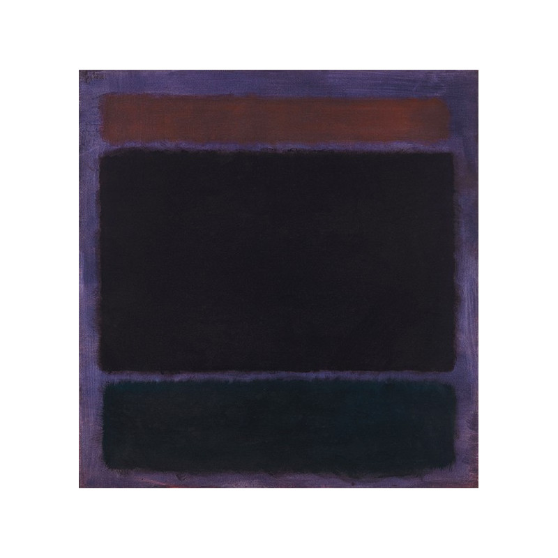 Mark Rothko - Untitled (Rust, Blacks on Plum)