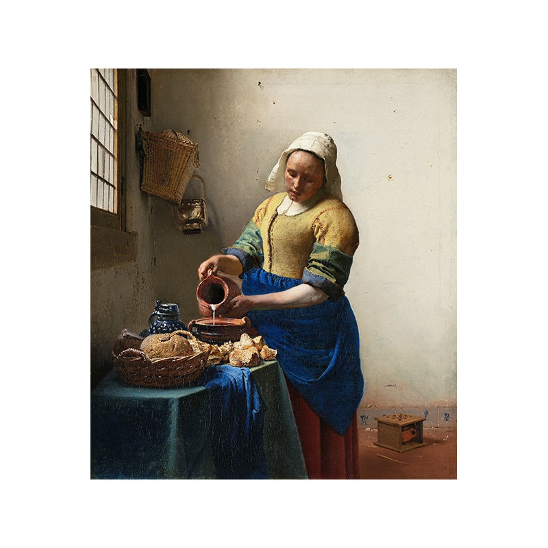 Jan Vermeer - The Milkmaid, Mleczarka