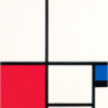 Piet Mondrian - Composition No. I with Red and Blue