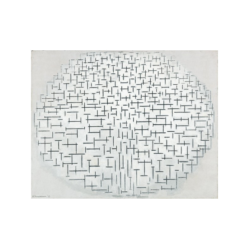 Piet Mondrian - Composition 10 in Black and White