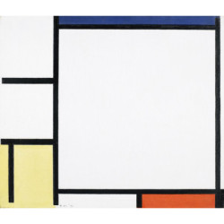 Piet Mondrian - Blue, Red, Yellow and Black