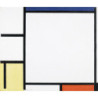 Piet Mondrian - Blue, Red, Yellow and Black