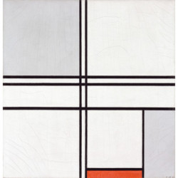 Piet Mondrian - Composition (No. 1) Gray-Red