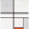 Piet Mondrian - Composition (No. 1) Gray-Red