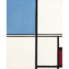 Piet Mondrian - Composition with Blue and Red
