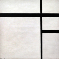 Piet Mondrian - Composition Black & White