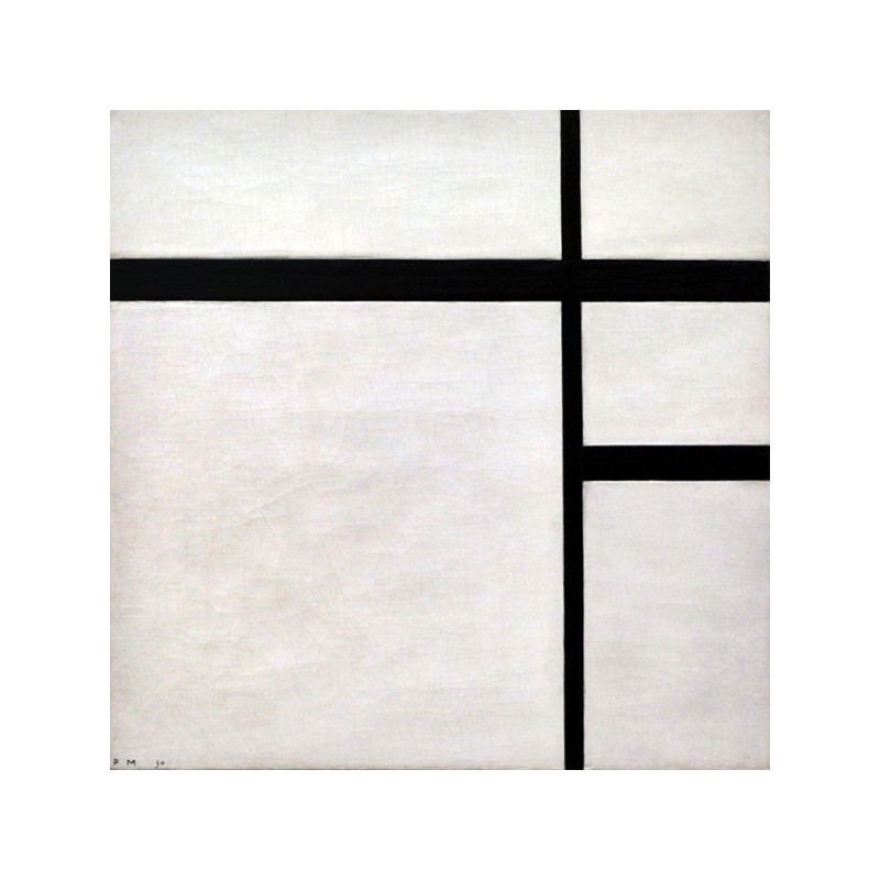Piet Mondrian - Composition Black & White