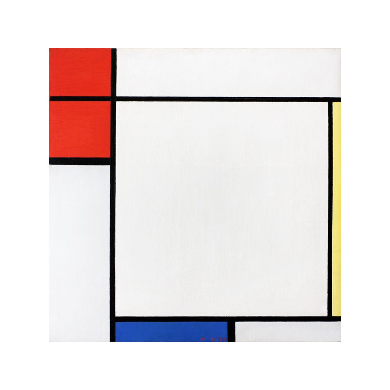 Piet Mondrian - Composition with Red, Yellow, and Blue