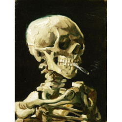 Vincent van Gogh - Skeleton with a burning cigarette